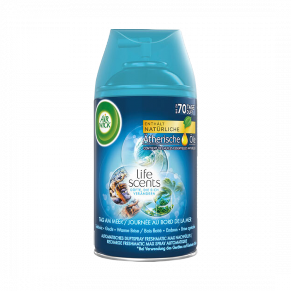 Air Wick Freshmatic Max Life Scents Tag am Meer, NACHFÜLLUNG (Dose), 250 Milliliter